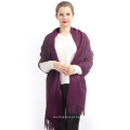 2017 Top Selling Fashion Elegant Ladies New Women&#39;s Fashion Purple 100% Cashmere Scarf